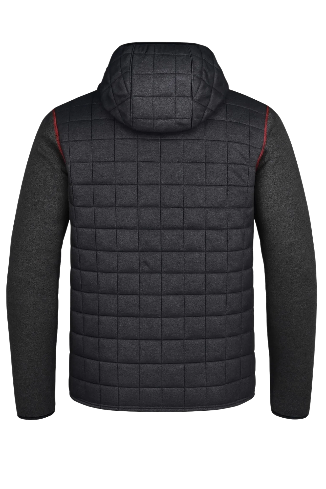 Hybrid Steppjacke mit Bestickung test